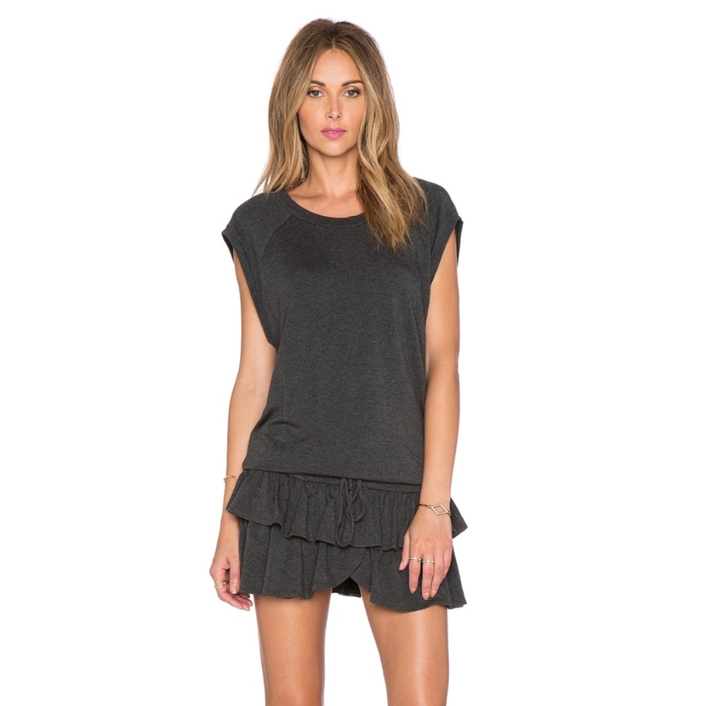 Riller & Fount x REVOLVE Kiko Ruffled Mini Dress in Stud